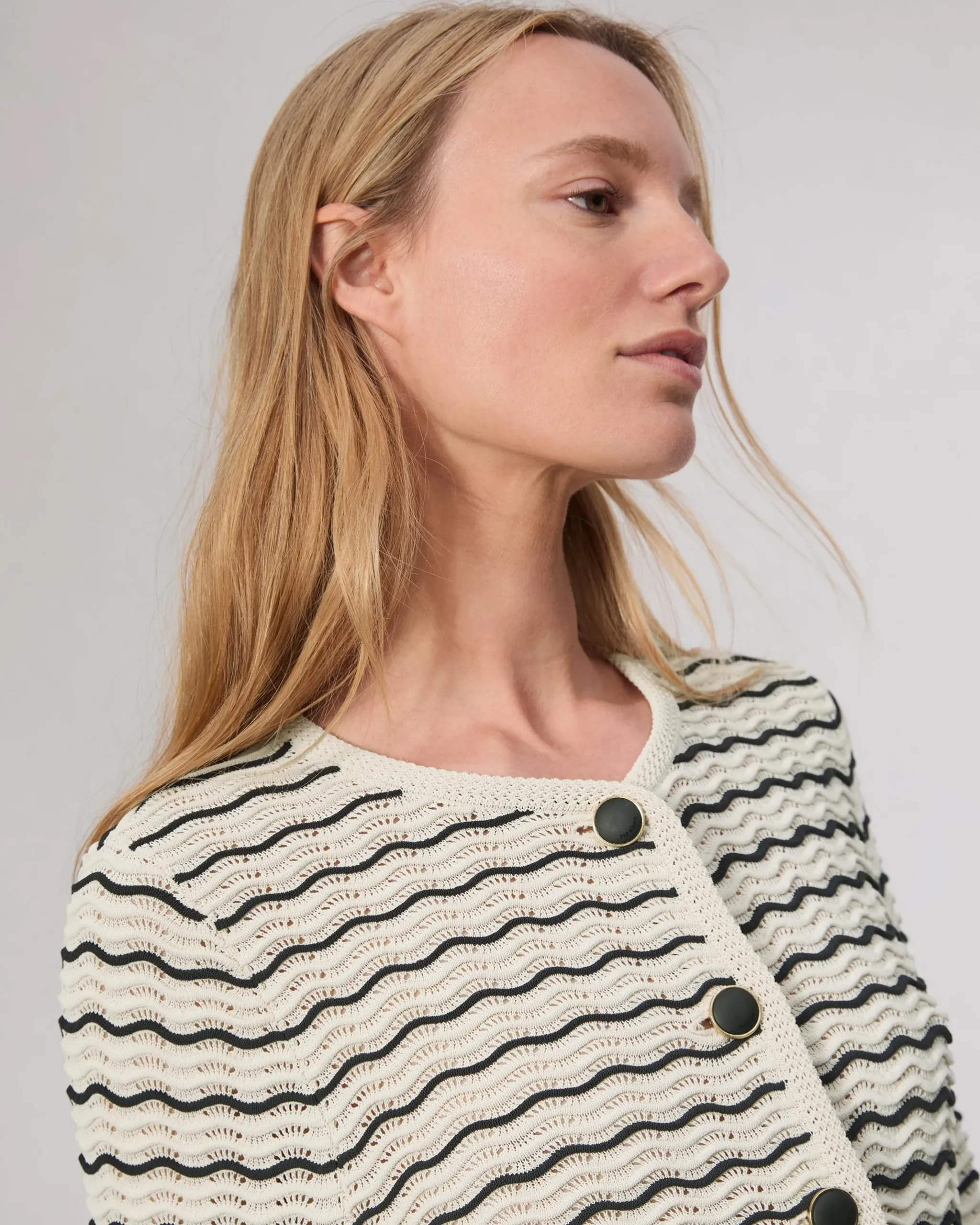 rag & bone Elisa Cotton Cardigan Turtledove Best