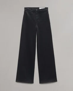 rag & bone Epic Hadley Wide-Leg Jean Black Store