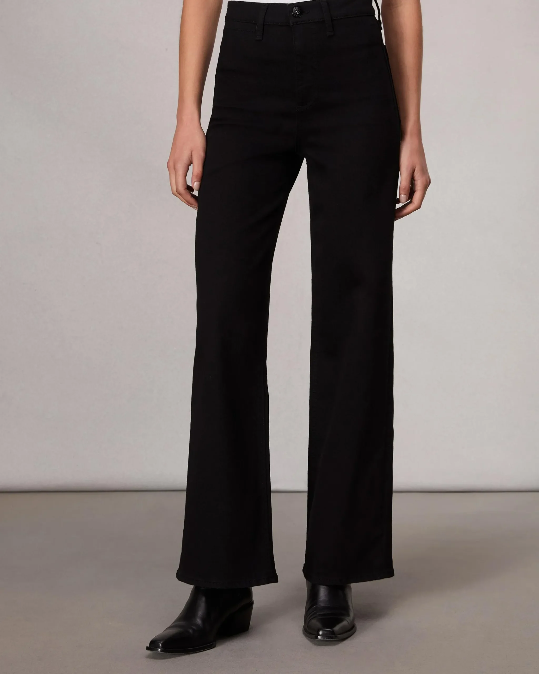 rag & bone Epic Hadley Wide-Leg Jean Black Store