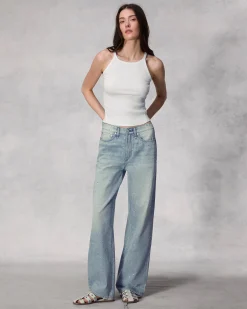 rag & bone Essential Rib String Tank White Fashion