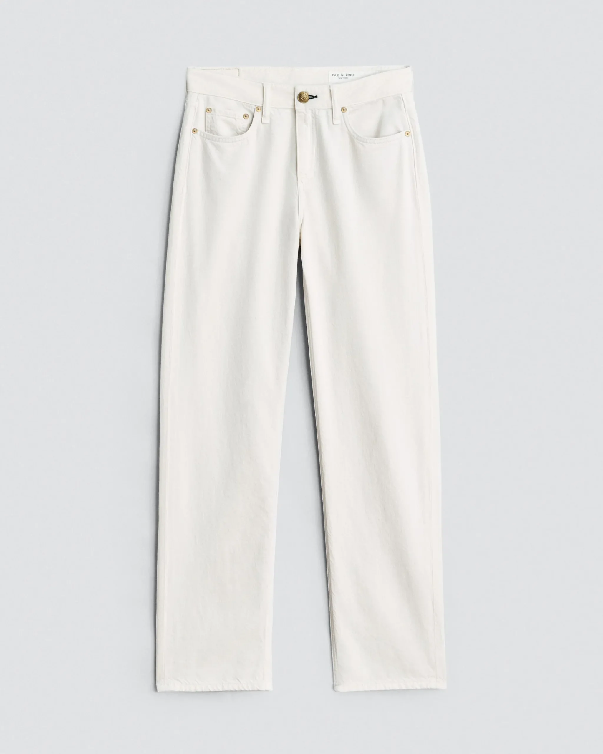 rag & bone Featherweight Baggy Dre Jean Ecru Flash Sale