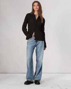 rag & bone Featherweight Logan Wide-Leg Jean Audrey Best Sale