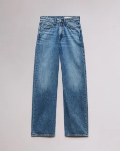 rag & bone Featherweight Logan Wide-Leg Jean River Best