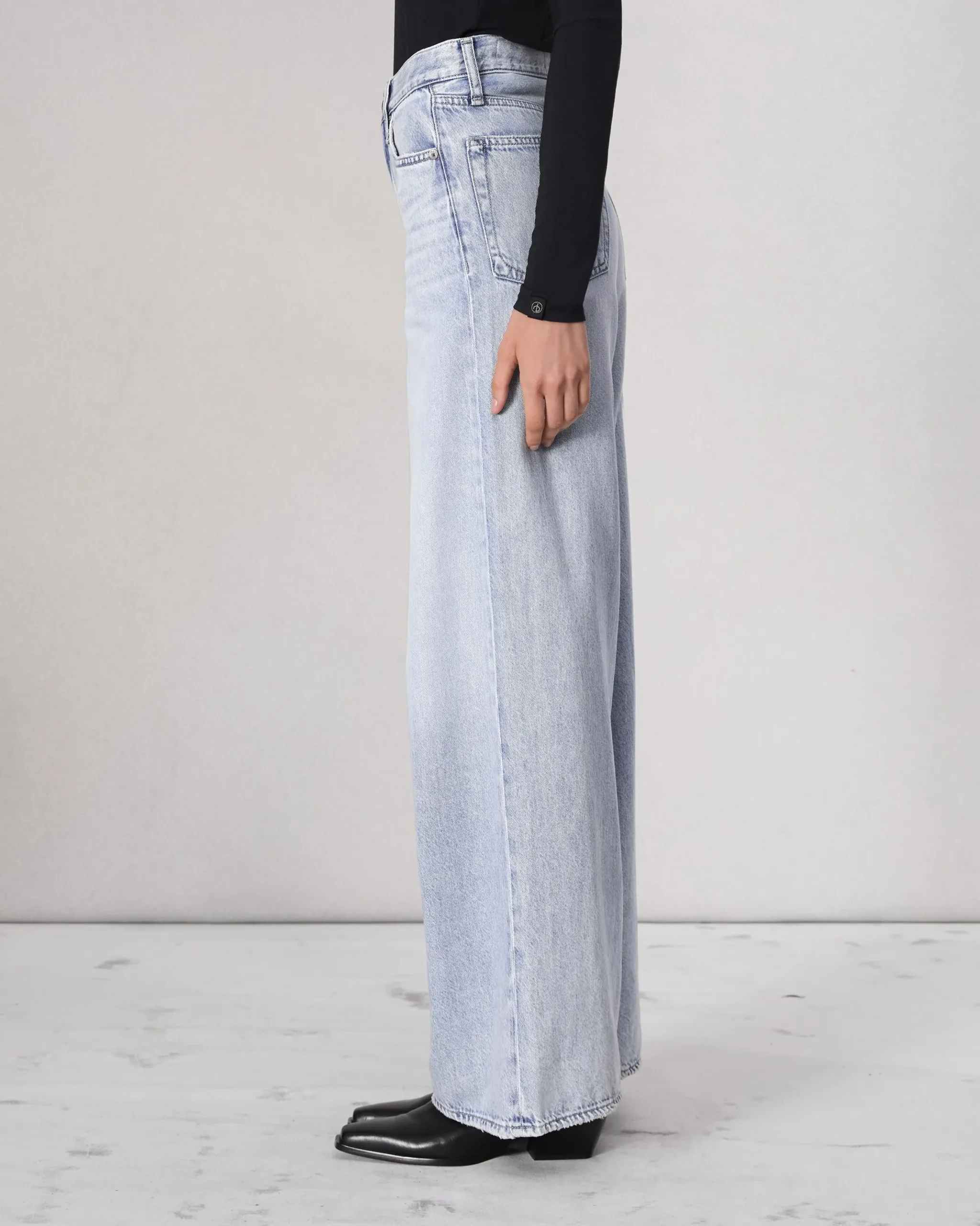 rag & bone Featherweight Sofie Wide-Leg Jean Kierra Best Sale