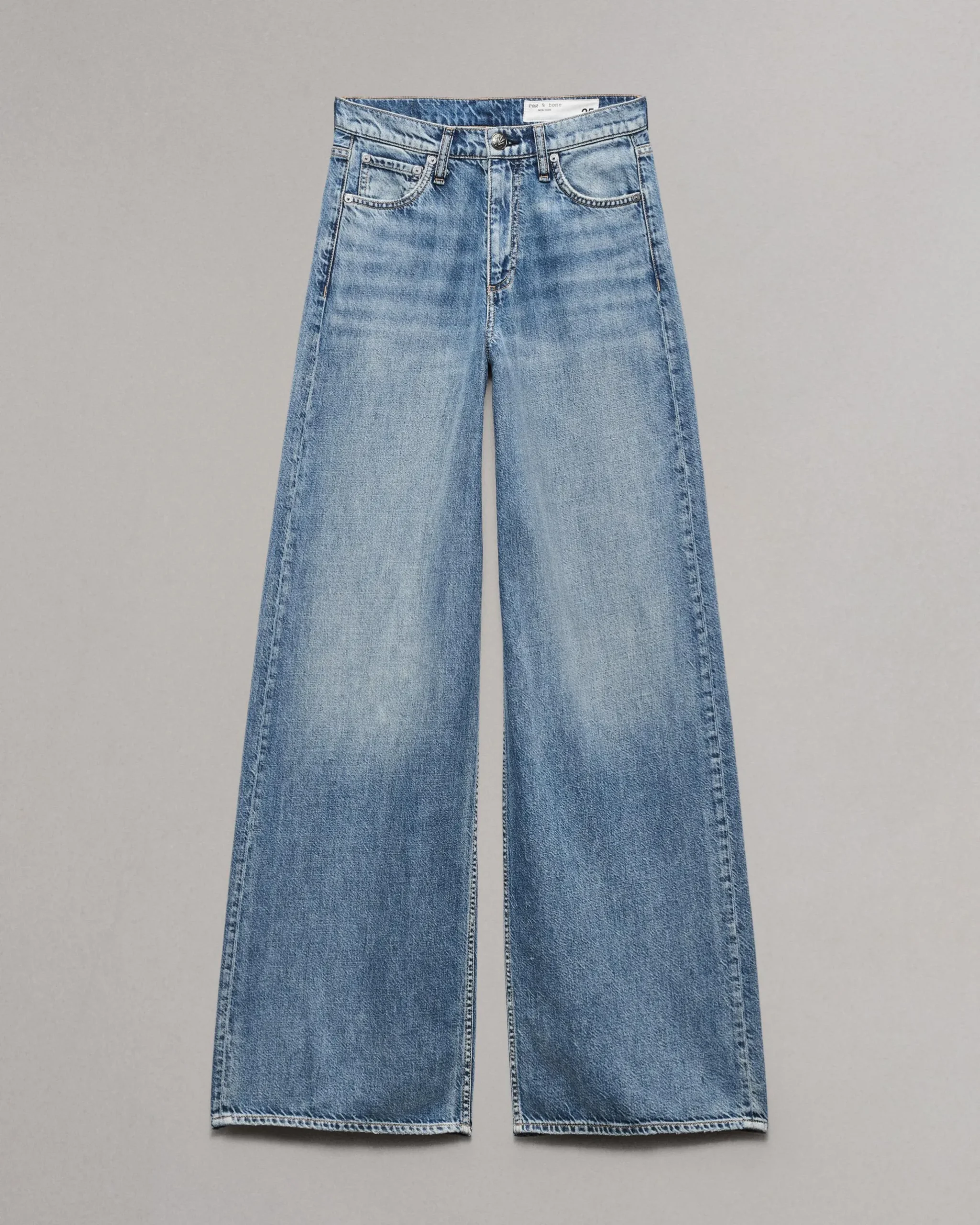 rag & bone Featherweight Wide-Leg Sofie Jean Beverly Fashion