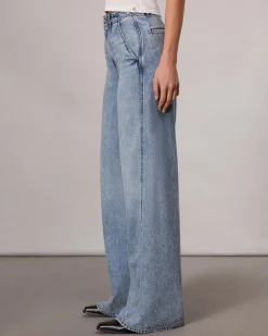 rag & bone Featherweight Wide-Leg Sofie Jean Annie Fashion