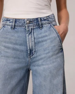 rag & bone Featherweight Wide-Leg Sofie Jean Annie Fashion