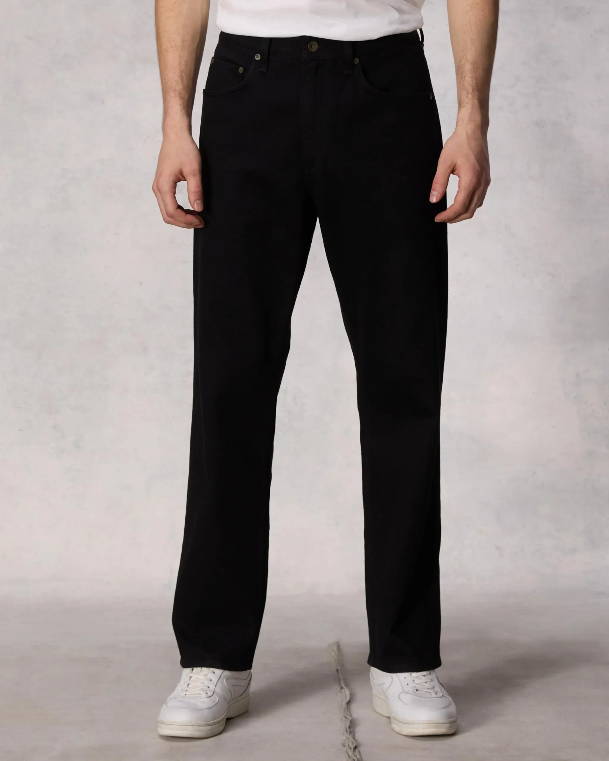 rag & bone Fit 4 Straight Fit Jean Black New