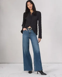 rag & bone Flexi Sofie Wide-Leg Jean Willow Cheap