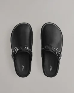 rag & bone Geo Platform Mules Black New