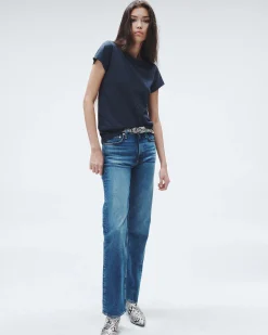 rag & bone Harlow Full Length Straight Jean Kendra Shop