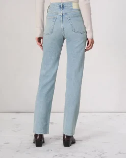 rag & bone Harlow Full Length Straight Jean Bloomfield Clearance