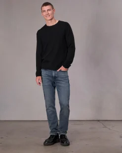 rag & bone Harvey Crew Black/Black Discount