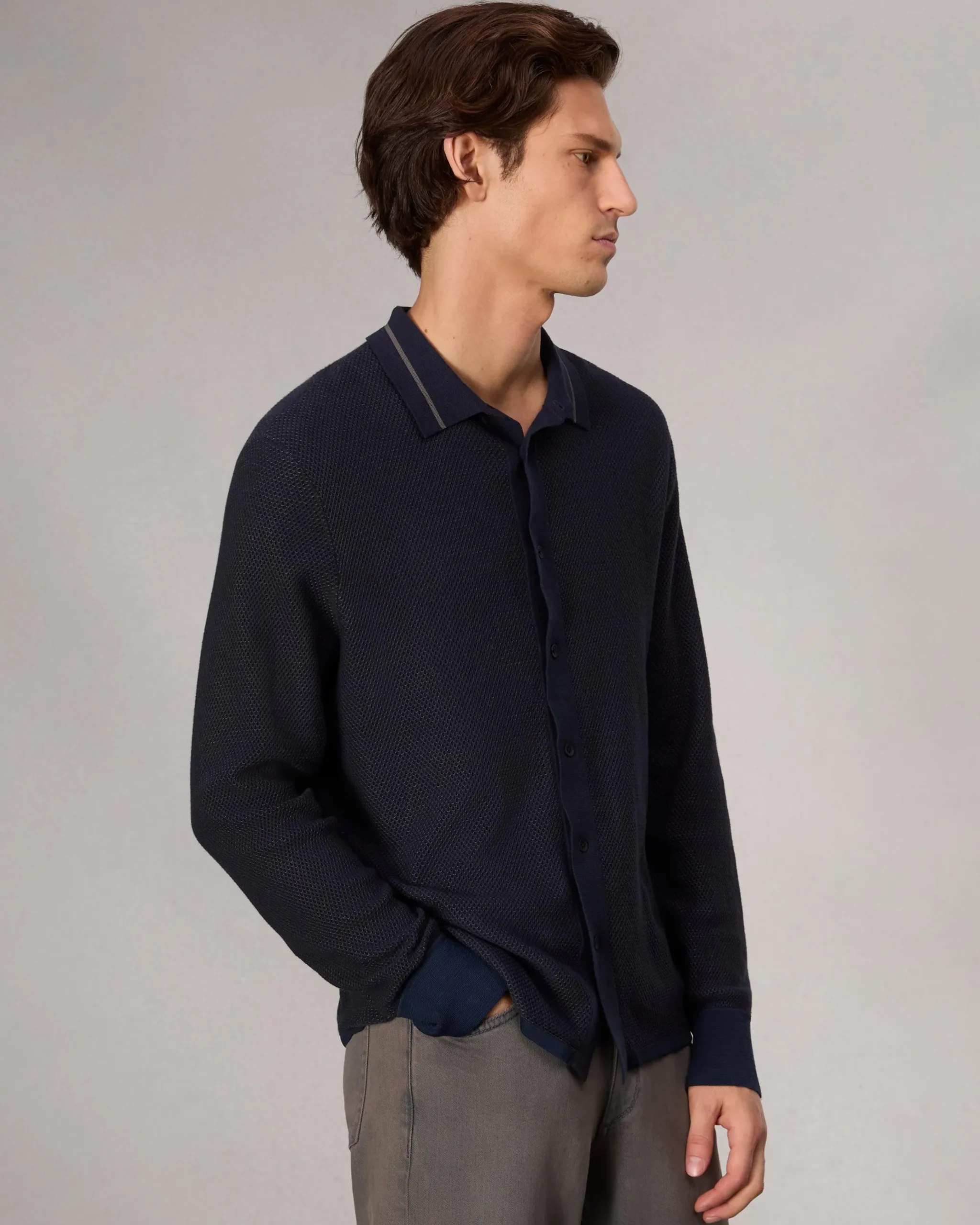 rag & bone Harvey Knit Shirt Salute Sale