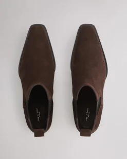 rag & bone Joni Chelsea Boot Dark Espresso Suede Flash Sale
