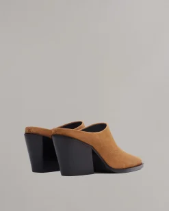 rag & bone Joni Suede Mule Brownwood Suede Cheap