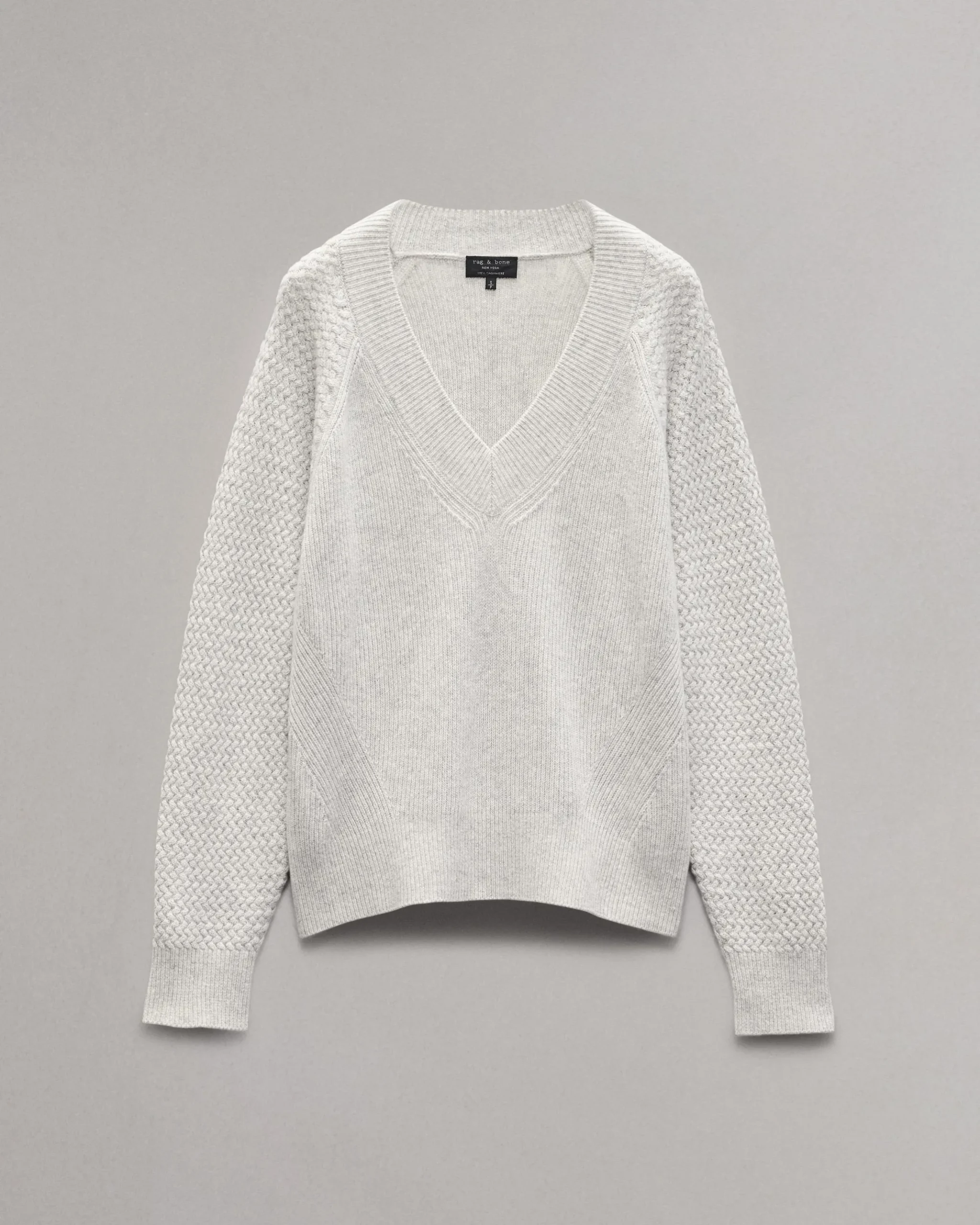 rag & bone Kaylee Cashmere Sweater Heather Grey Sale