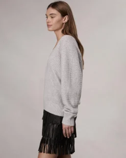 rag & bone Kaylee Cashmere Sweater Heather Grey Sale