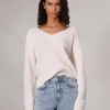 rag & bone Kaylee Cashmere Sweater Ivory Clearance