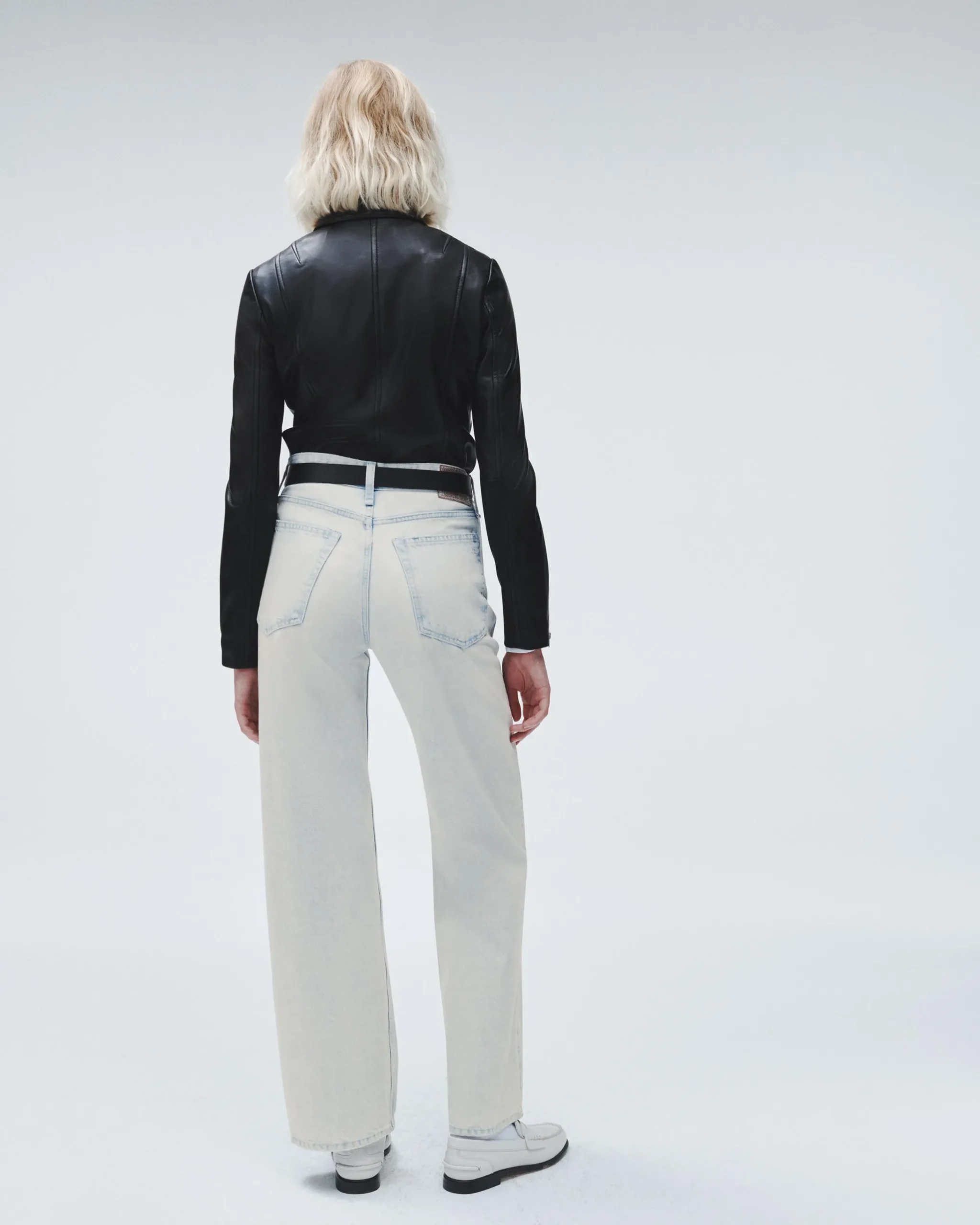 rag & bone Logan Wide-Leg Jean Icefall Best Sale