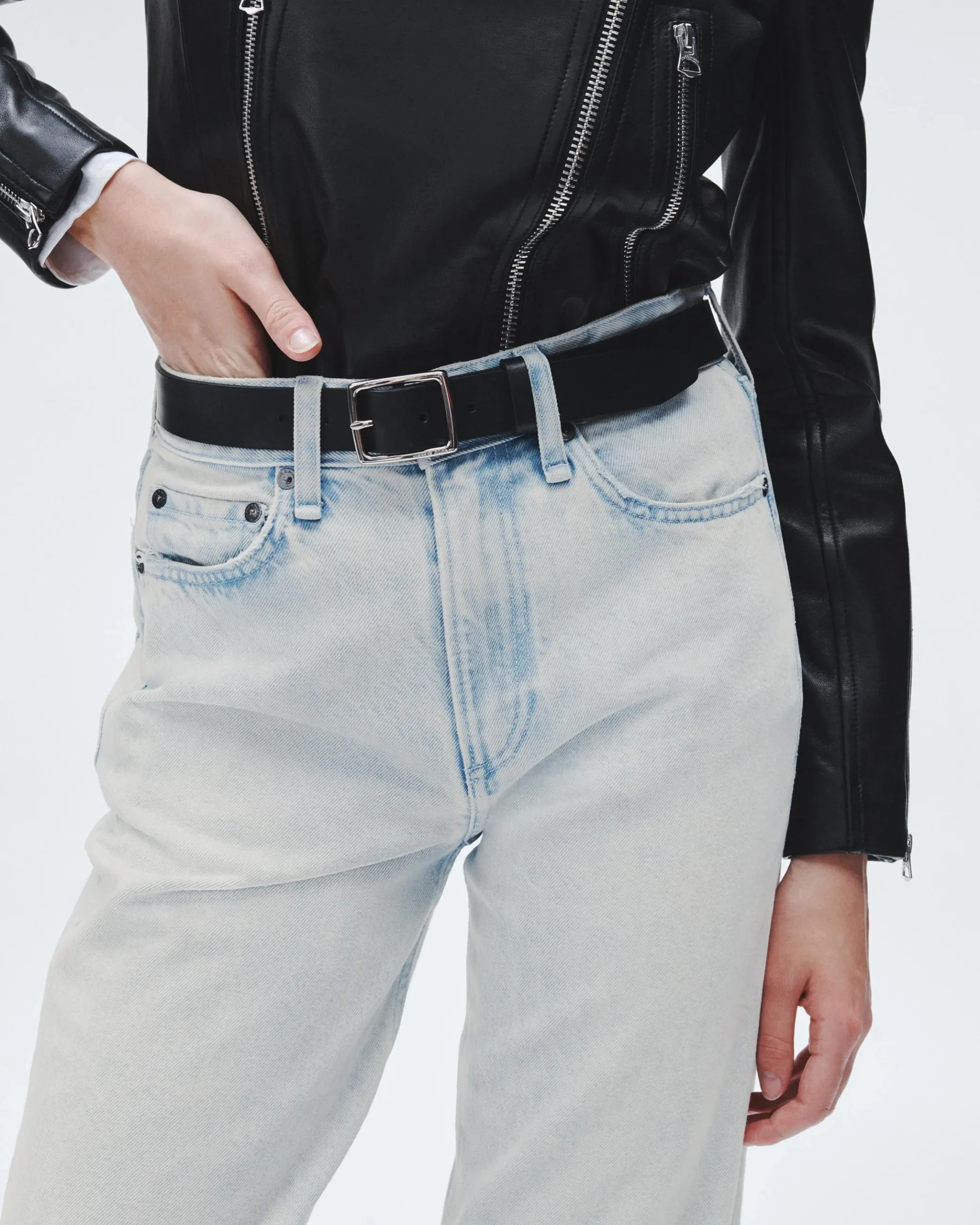 rag & bone Logan Wide-Leg Jean Icefall Best Sale