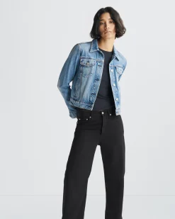 rag & bone Luca Long Sleeve Tee Black Sale