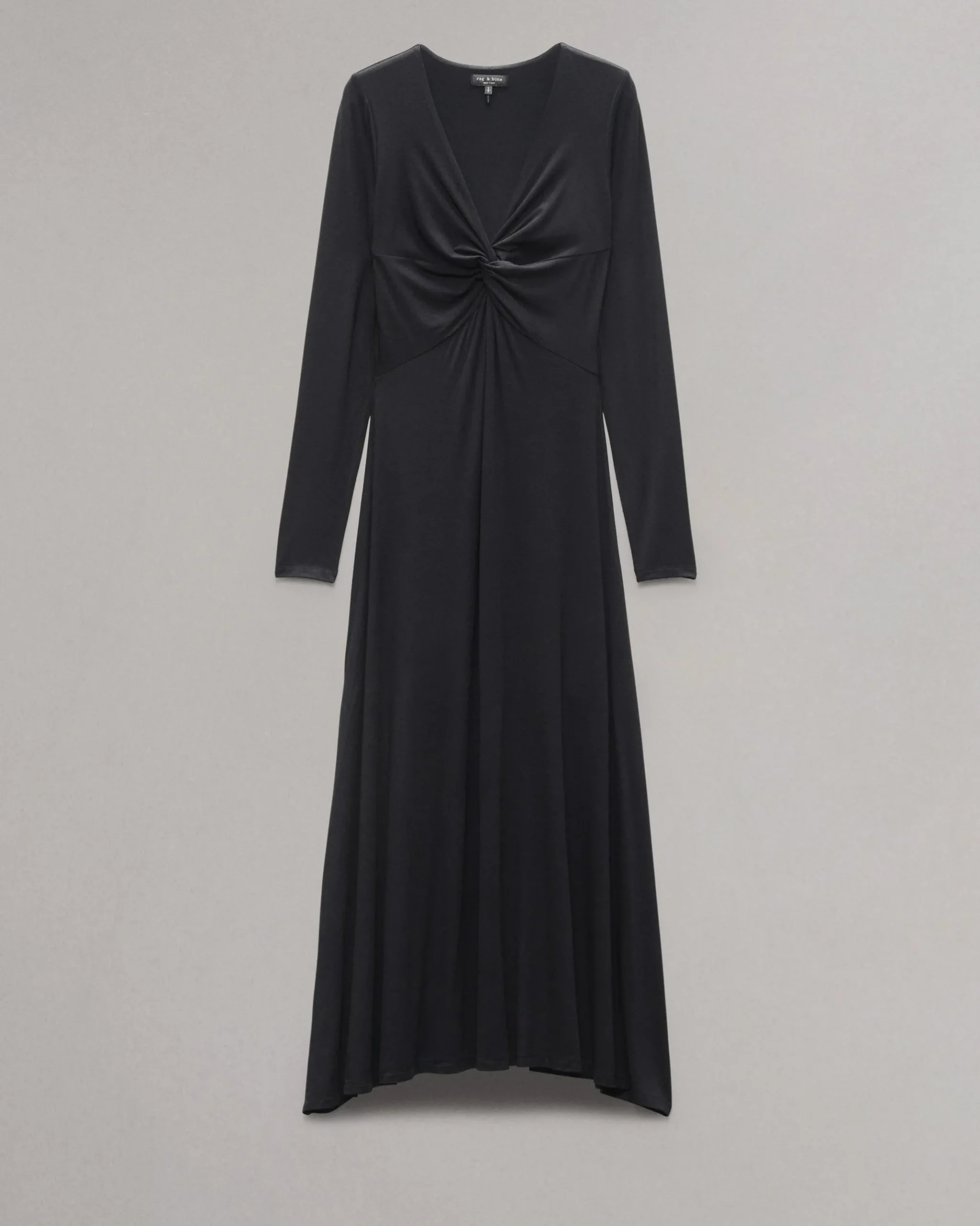 rag & bone Luca Twist Maxi Dress Black Store