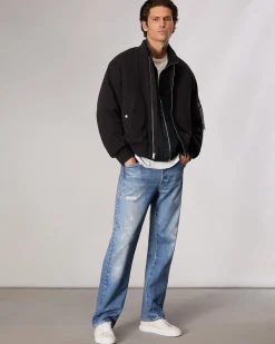 rag & bone Manston Bomber Jacket Black Flash Sale