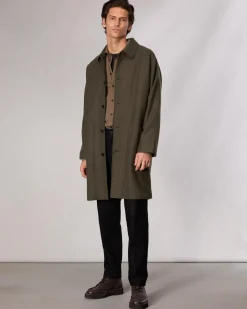 rag & bone Marshall Wool-Blend Coat Green Sale
