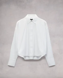 rag & bone Martha Cotton Poplin Shirt White Store