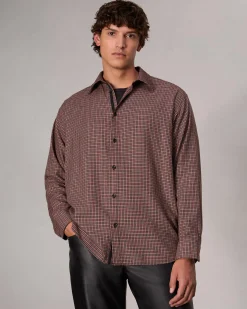 rag & bone Matthew Plaid Shirt Brown Plaid Shop