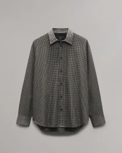 rag & bone Matthew Plaid Shirt Green Plai Shop