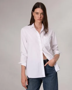 rag & bone Maxine Poplin Shirt White Store