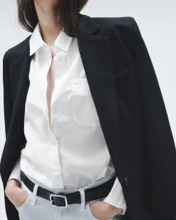 rag & bone Maxine Poplin Shirt White Store