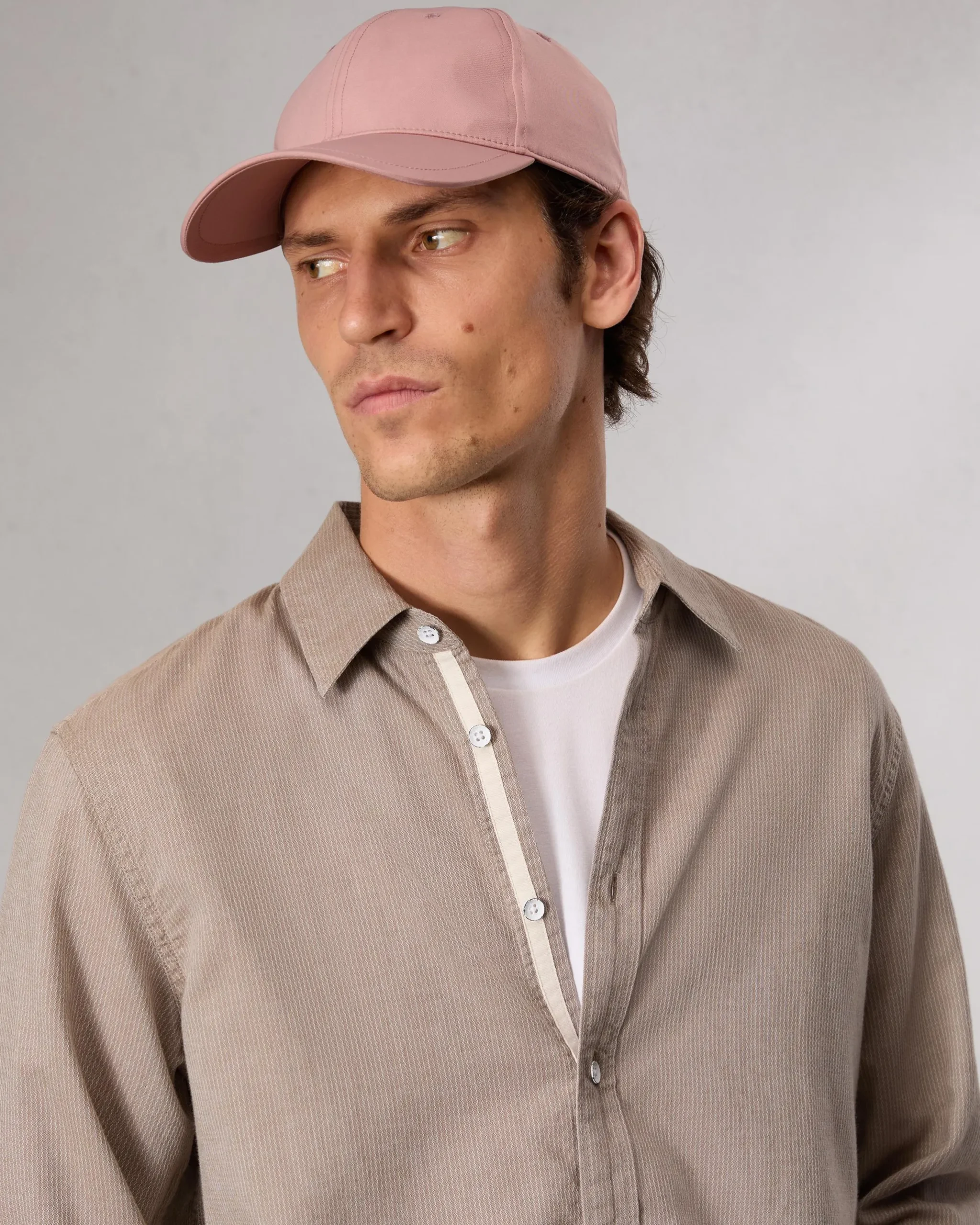 rag & bone Miles Baseball Hat Dusty Rose Best