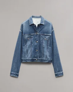 rag & bone Miramar Fleece Trucker Jacket Grove Flash Sale