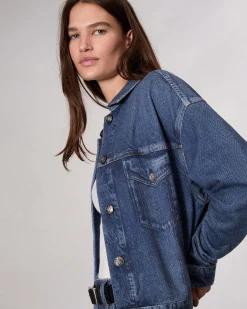 rag & bone Miramar Fleece Trucker Jacket Grove Flash Sale