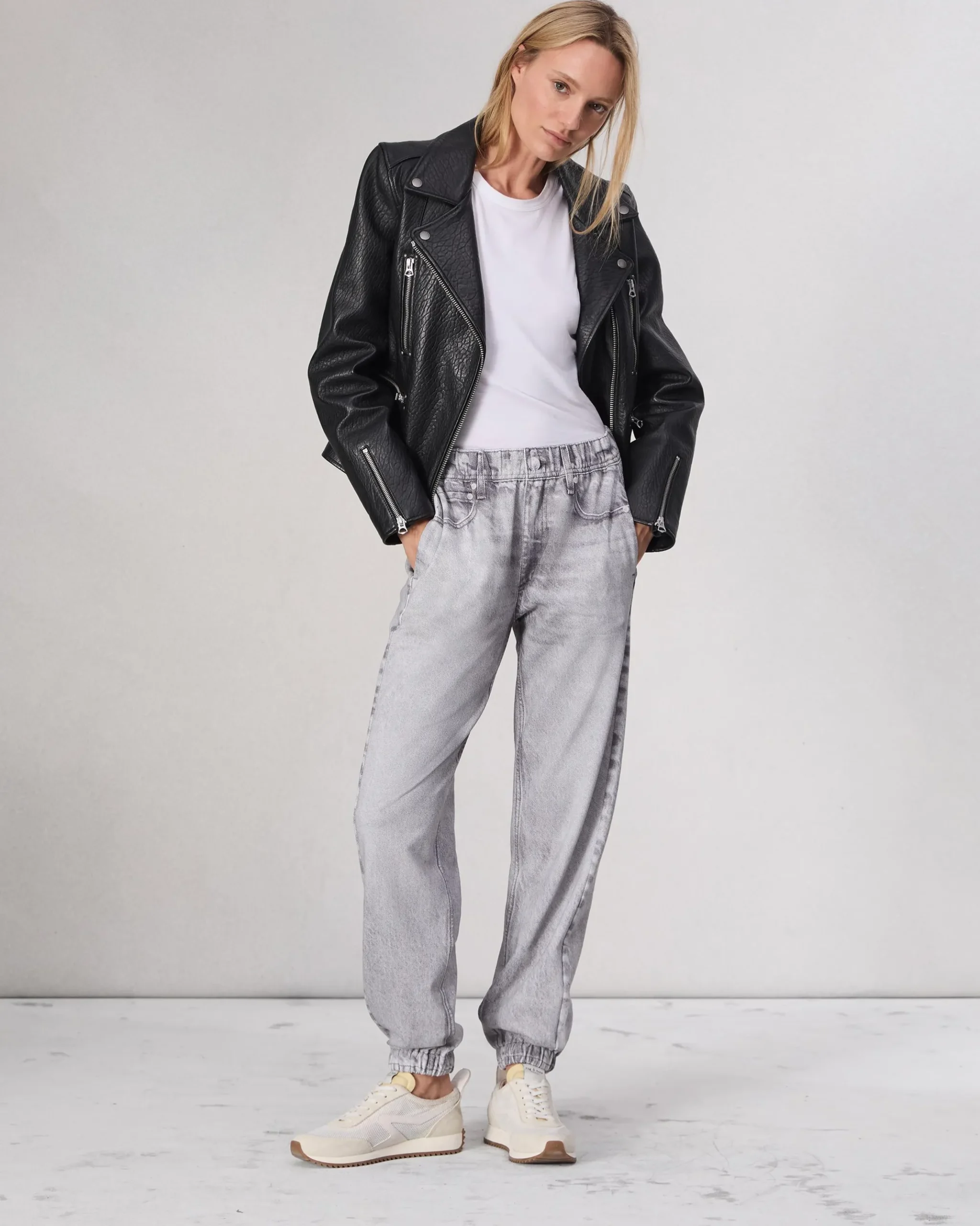 rag & bone Miramar Terry Jogger Pant Icygrey Hot