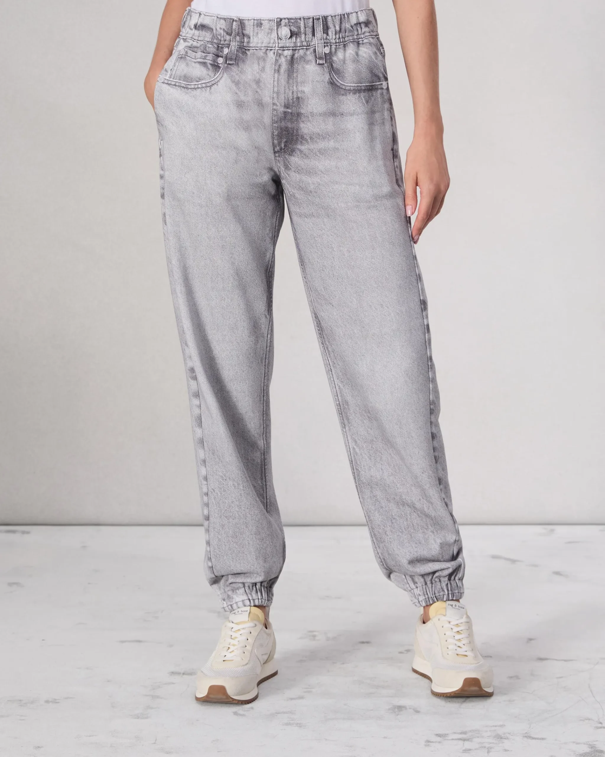 rag & bone Miramar Terry Jogger Pant Icygrey Hot