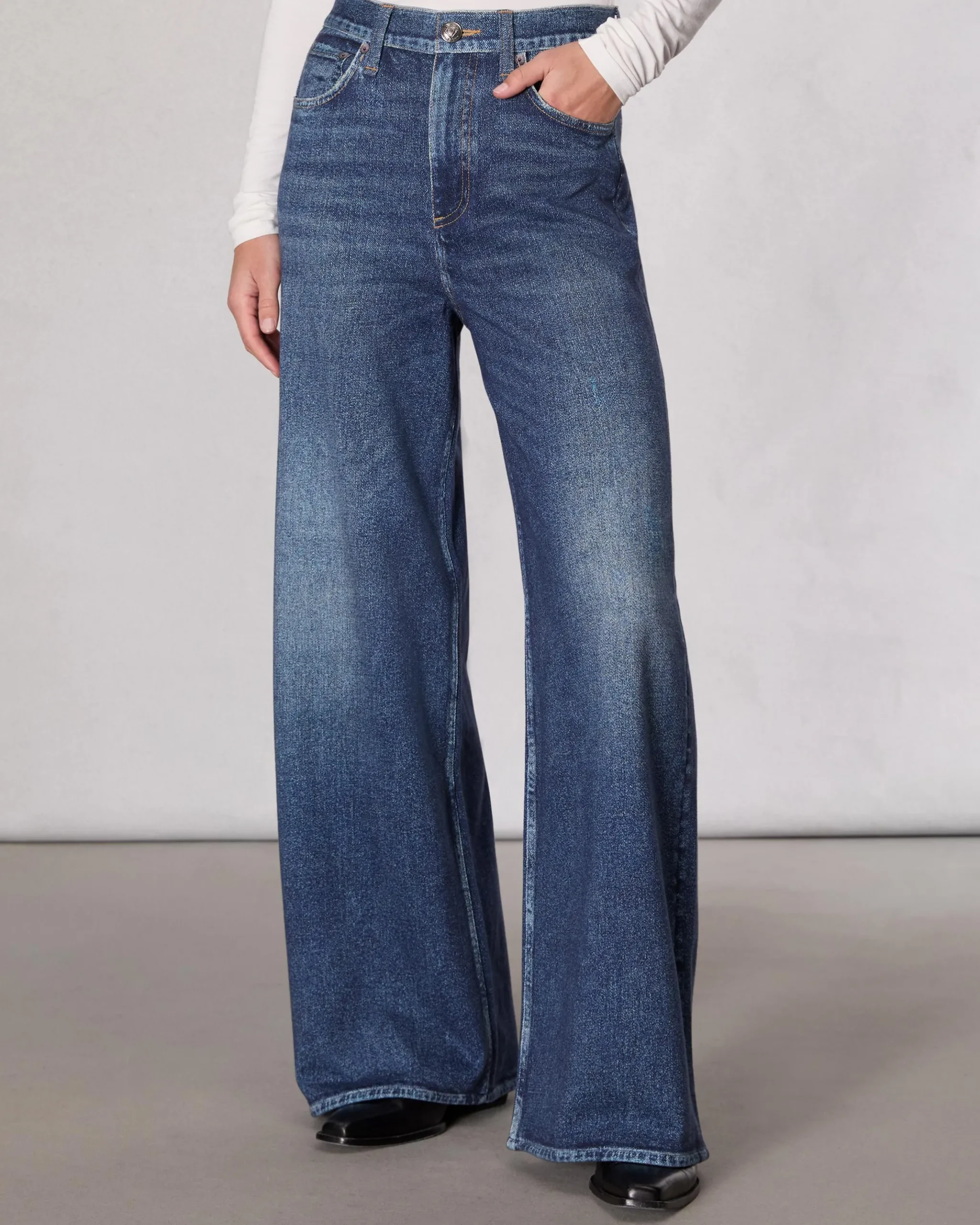 rag & bone Miramar Terry Sofie Ankle-Length Pant Grove Sale