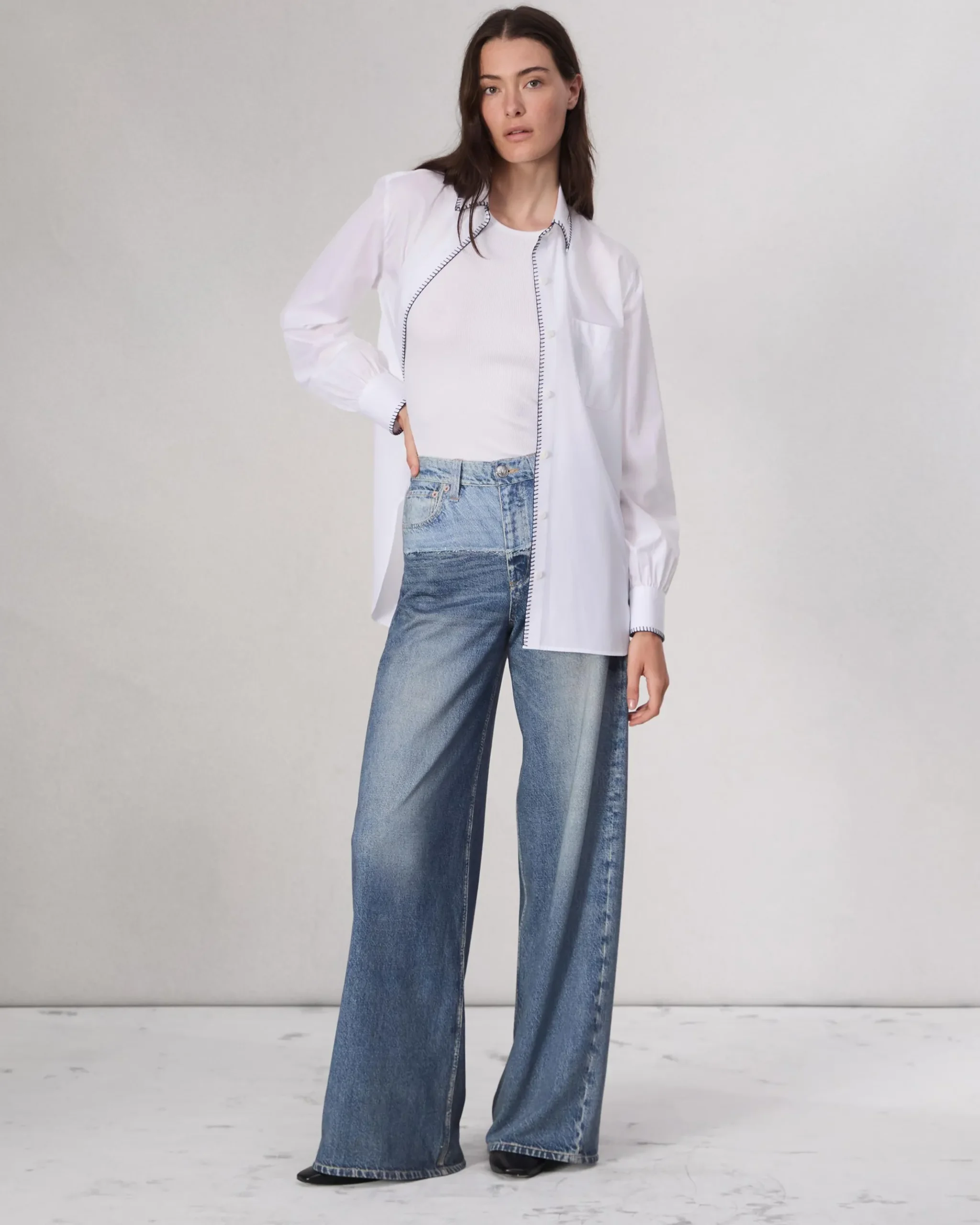 rag & bone Miramar Terry Sofie Wide-Leg Pant Antonia Best