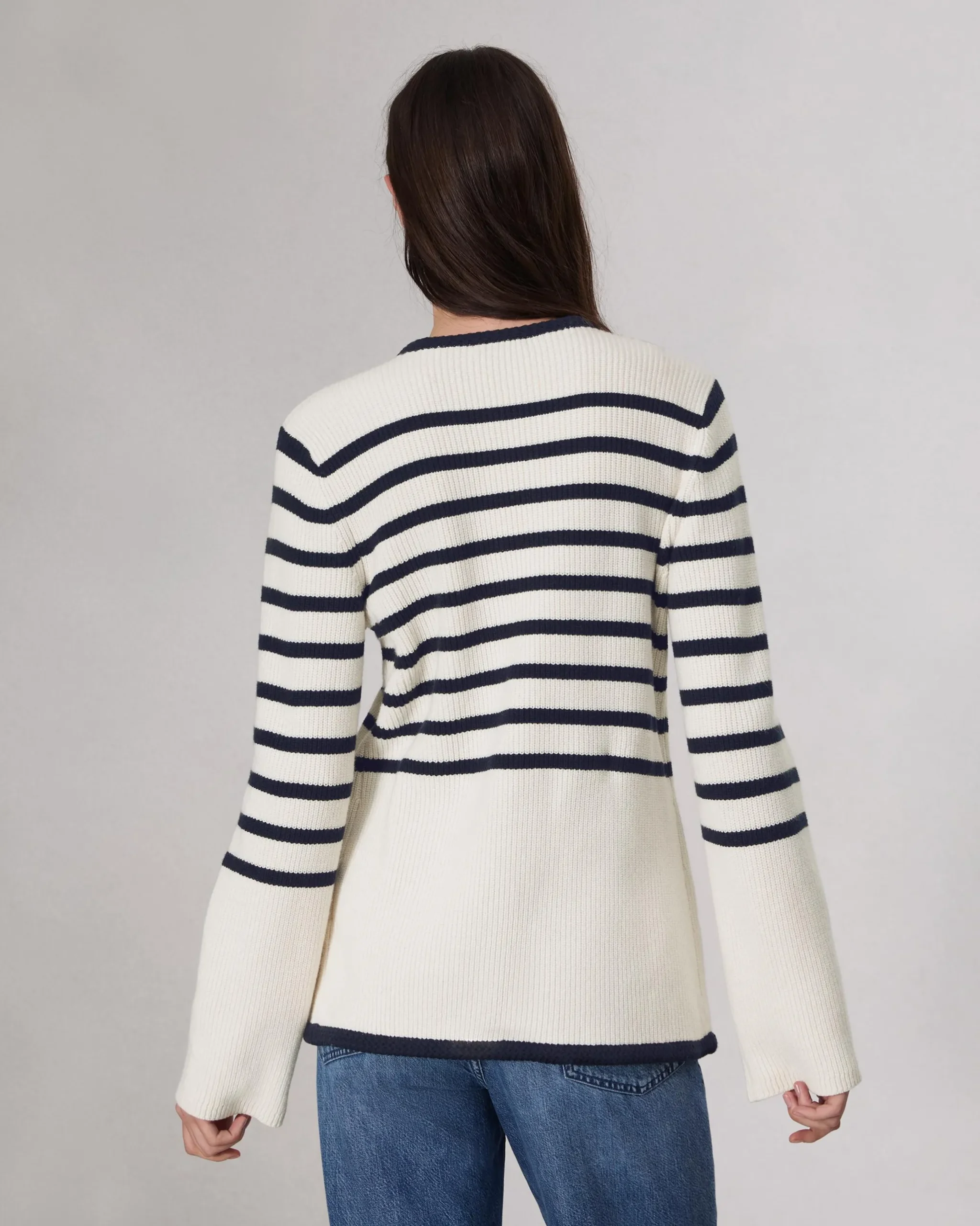 rag & bone Nancy Wool Cardigan Ivory Cheap