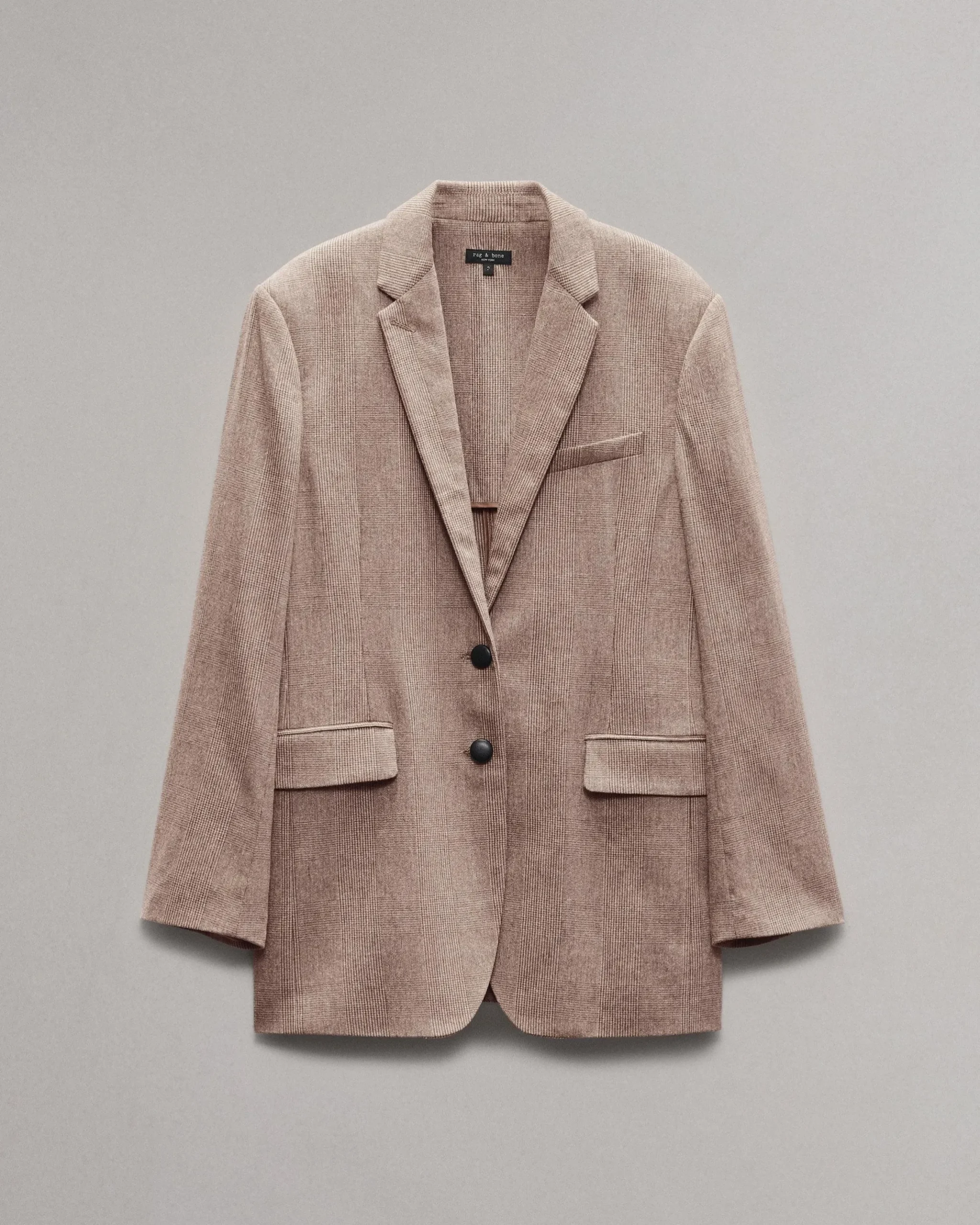 rag & bone Odessa Plaid Blazer Camel Plaid Best Sale