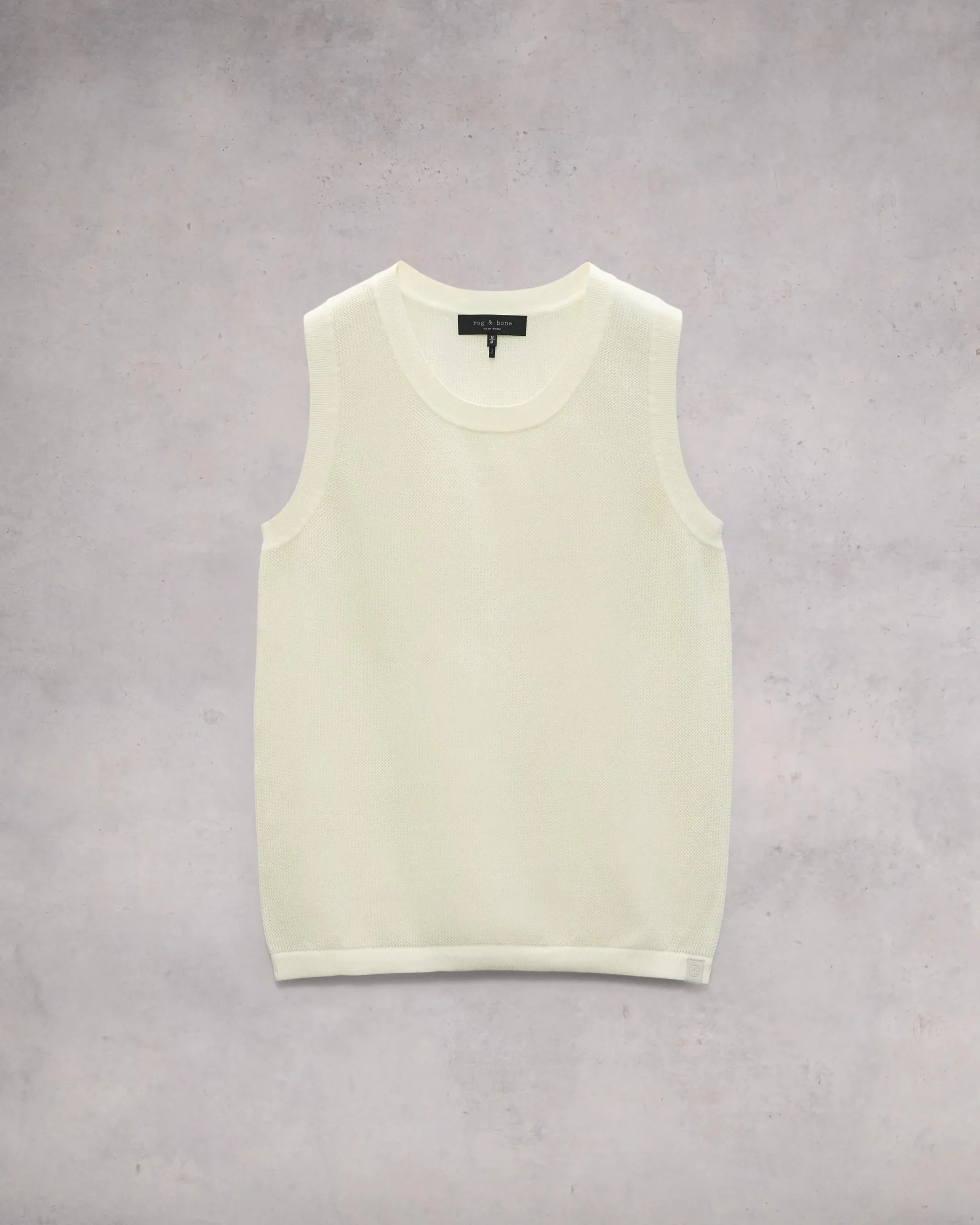 rag & bone Payton Cotton Tank Black Sale