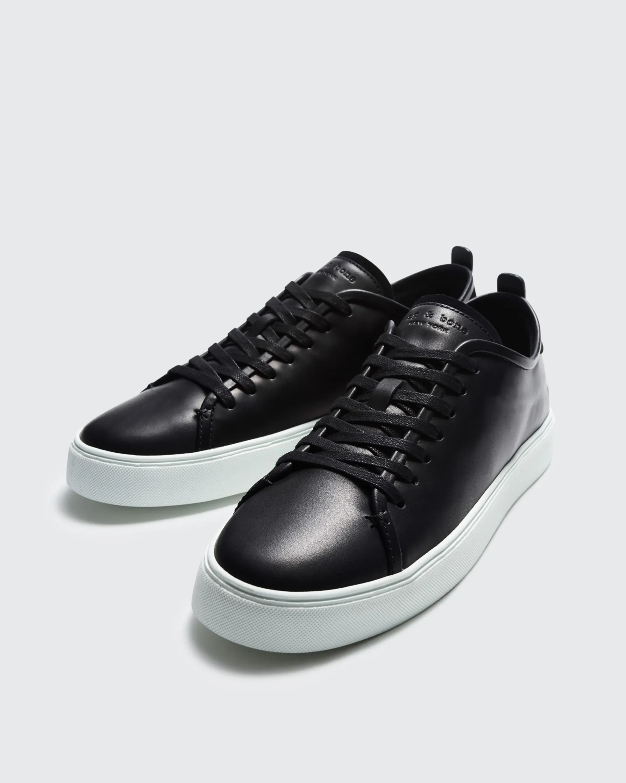 rag & bone Perry Leather Sneaker Black Hot
