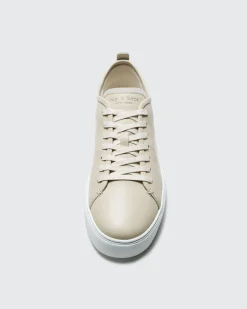 rag & bone Perry Leather Sneaker Bone White Hot