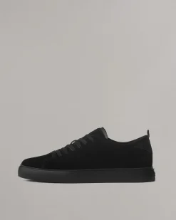 rag & bone Perry Suede Sneaker Black Suede Hot