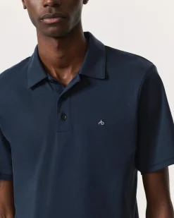 rag & bone Pima Cotton Polo Shirt Salute Cheap