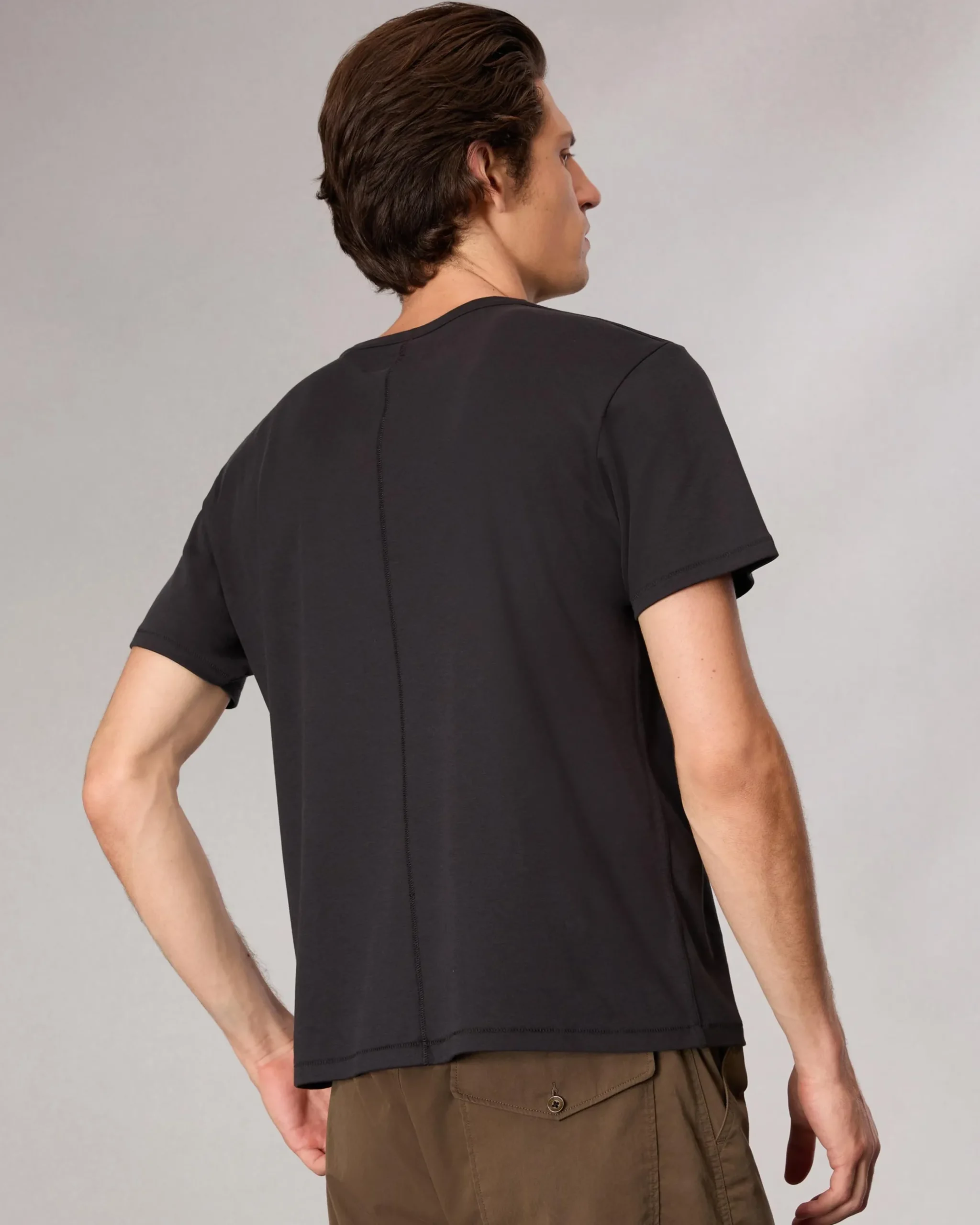 rag & bone Pima Cotton T-Shirt Black Clearance