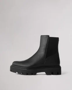 rag & bone Quinn Leather Boot Black Cheap